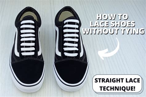 how to lace shoes so they slip on|lacing shoes without bow ties.